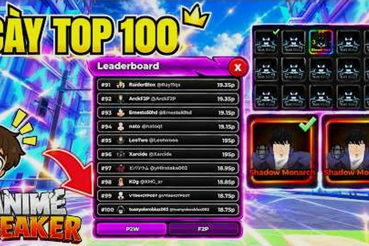 Anime Breaker レイドリーダーボード：最速クリアタイム